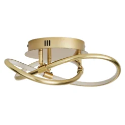 Bailey LED Spiral Flush Ceiling Light - Brass -Luxe Light Shop 13529588 1014945396547787