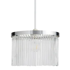 Highgate Easy Fit Shade - Chrome -Luxe Light Shop 13529593 2124945396824639