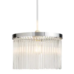 Highgate Easy Fit Shade - Chrome -Luxe Light Shop 13529593 8164945396756140