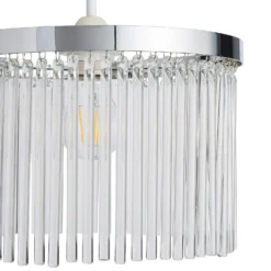 Highgate Easy Fit Shade - Chrome -Luxe Light Shop 13529593 9304945396892310