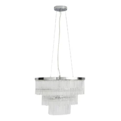 Highgate 3 Tier Pendant Light - Chrome 8 Highgate 3 Tier Pendant Light - Chrome -Luxe Light Shop 13529594 7714945396511436