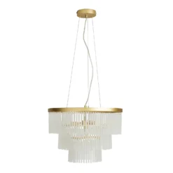 Highgate 3 Tier Pendant Light - Brass 8 Highgate 3 Tier Pendant Light - Brass -Luxe Light Shop 13529602 1394945396319325
