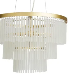 Highgate 3 Tier Pendant Light - Brass 9 Highgate 3 Tier Pendant Light - Brass -Luxe Light Shop 13529602 8274945396364751