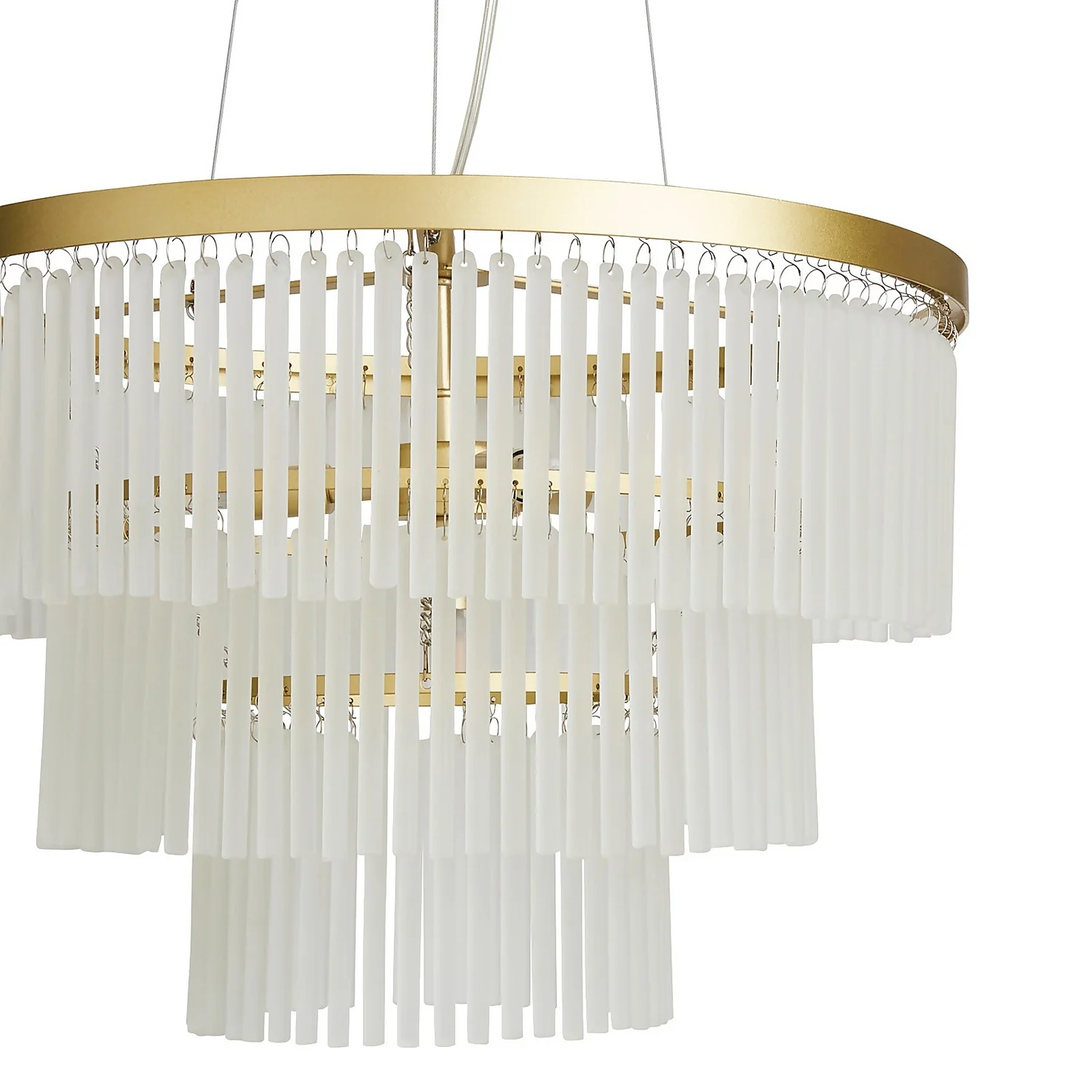 Highgate 3 Tier Pendant Light - Brass 6 Highgate 3 Tier Pendant Light - Brass - Image 4