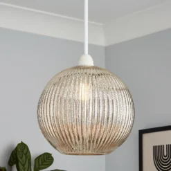 Hannah Mercury Glass Easy Fit Shade 11 Hannah Mercury Glass Easy Fit Shade -Luxe Light Shop 13529610 5734945396214187