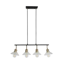 Edale 4 Light Diner Bar Pendant 8 Edale 4 Light Diner Bar Pendant -Luxe Light Shop 13529612 2434945395852546