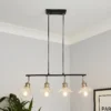 Edale 4 Light Diner Bar Pendant 2 Edale 4 Light Diner Bar Pendant -Luxe Light Shop 13529612 7354945395727884