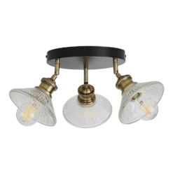 Edale 3 Light Flush Spotlight Plate -Luxe Light Shop 13529615 1414945396116924