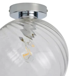 Amy Glass Flush Ceiling Light -Luxe Light Shop 13529618 6534945395911097