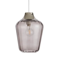 Adore Glass Easy Fit Shade - Smoked -Luxe Light Shop 13529624 4394945397038647