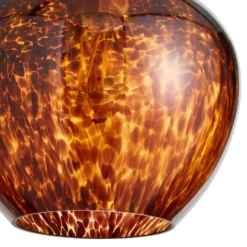 Tortoise Shell Glass Easy Fit Shade -Luxe Light Shop 13529626 1574945396650798