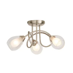 Altrincham 3 Light Flush Ceiling Fitting 8 Altrincham 3 Light Flush Ceiling Fitting -Luxe Light Shop 13529627 2474945396478847