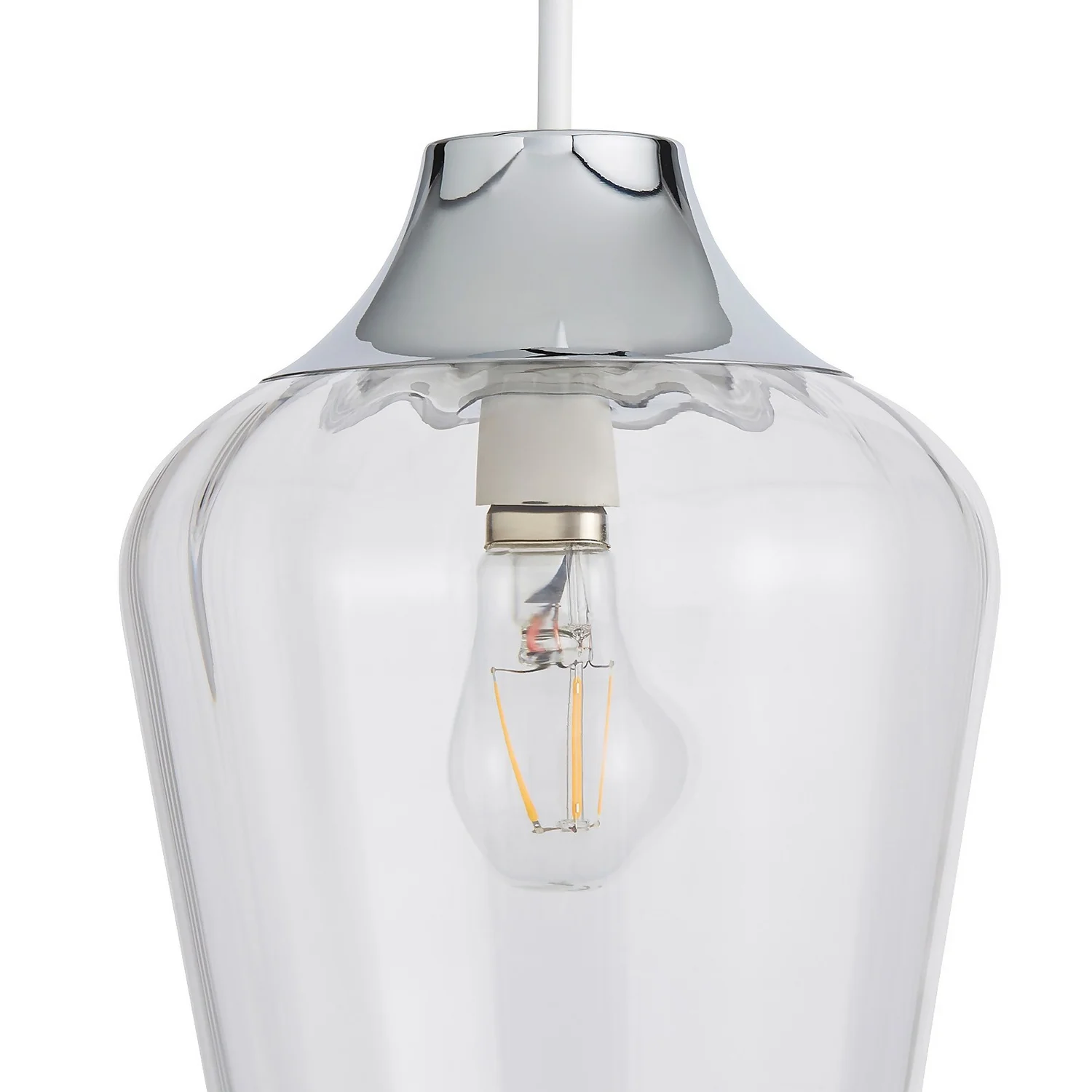 Adore Glass Easy Fit Shade - Clear 6 Adore Glass Easy Fit Shade - Clear - Image 4