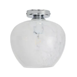 Fletcher Glass Flush Ceiling Light -Luxe Light Shop 13529630 1544945396563252