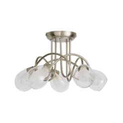 Altrincham 5 Light Semi Flush Ceiling Light 9 Altrincham 5 Light Semi Flush Ceiling Light -Luxe Light Shop 13529631 2074945396309470