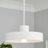Oslo Nordic Metal Easy Fit Shade - White -Luxe Light Shop 13529638 1924945396897773