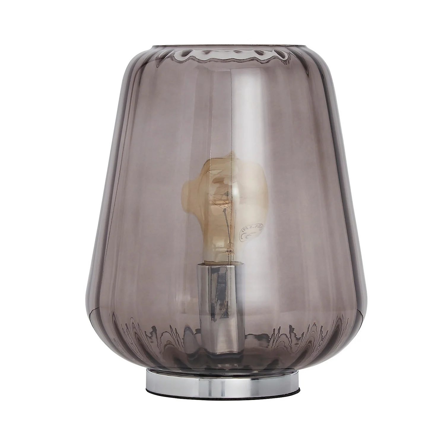 Adore Glass Table Lamp - Smoked 5 Adore Glass Table Lamp - Smoked - Image 3