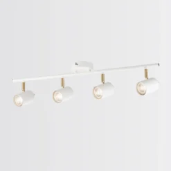 Thorpe 4 Lamp Spotlight Bar - White