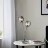 Marple Table Lamp - Chrome & Smoke 1 Marple Table Lamp - Chrome & Smoke -Luxe Light Shop 13645373 1424956789212874