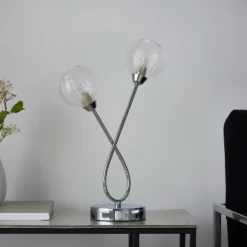 Tatton Table Lamp - Chrome -Luxe Light Shop 13645377 1524942855336386