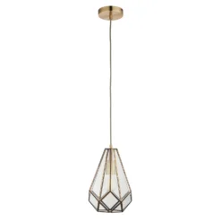 Polly Pendant Light - Antique Brass -Luxe Light Shop 13645378 7784942855386249