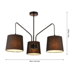Wilson Pendant Light - Black 15 Wilson Pendant Light - Black -Luxe Light Shop 13645380 9104942861137354