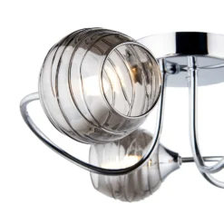 Marple 3 Light Semi Flush Ceiling Light - Chrome & Smoke 11 Marple 3 Light Semi Flush Ceiling Light - Chrome & Smoke -Luxe Light Shop 13645383 9604956789727275