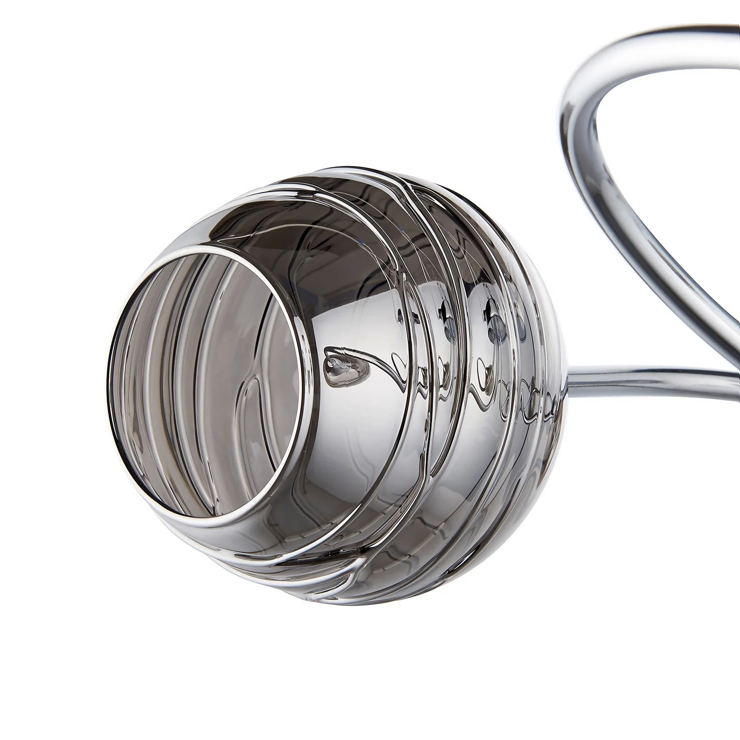 Marple 5 Light Semi Flush Ceiling Light - Chrome & Smoke 7 Marple 5 Light Semi Flush Ceiling Light - Chrome & Smoke - Image 5