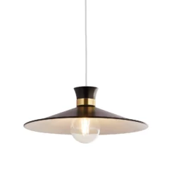 Balham Easy Fit Lamp Shade - Black & Brass 7 Balham Easy Fit Lamp Shade - Black & Brass -Luxe Light Shop 13661901 1294976242692111