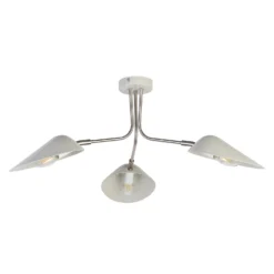 Laila 3 Light Semi-Flush Ceiling Light - Stone -Luxe Light Shop 13661907 7684976242731630
