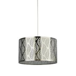 Serena Easy Fit Lamp Shade - Chrome -Luxe Light Shop 13661908 1264962282658704