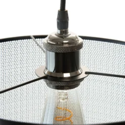 Amina Easy Fit Shade - Black -Luxe Light Shop 13695772 8094959108672018