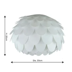 Daisy Easy Fit Shade - White 17 Daisy Easy Fit Shade - White -Luxe Light Shop 13695773 1784959109452594