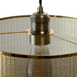 Amina Easy Fit Shade - Brass 17 Amina Easy Fit Shade - Brass -Luxe Light Shop 13695774 1604959109240182