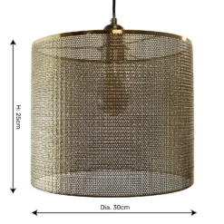 Amina Easy Fit Shade - Brass 21 Amina Easy Fit Shade - Brass -Luxe Light Shop 13695774 2144959109373373