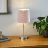 Paris Velvet Table Lamp - Blush 2 Paris Velvet Table Lamp - Blush -Luxe Light Shop 13751362 1124969499012385