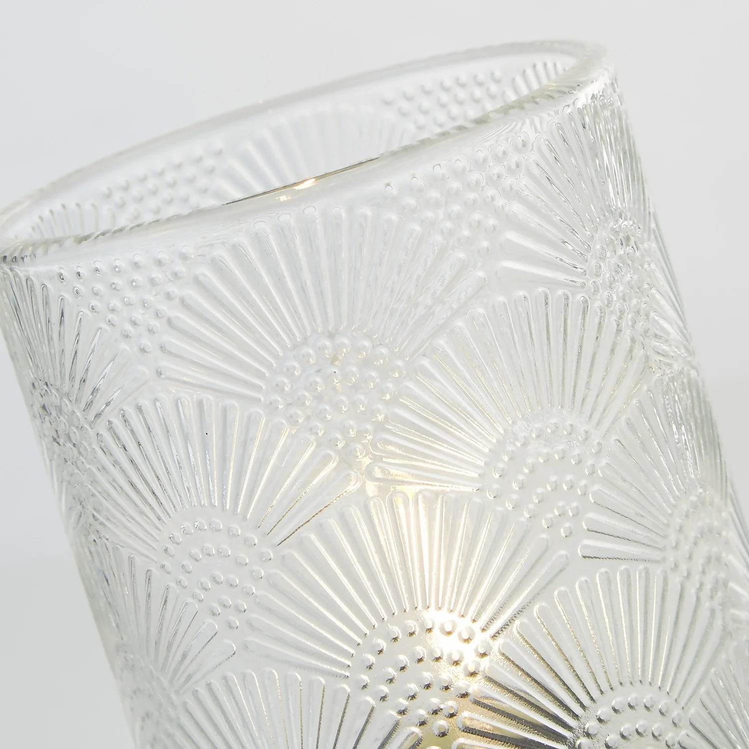 Olivia Battery Powered Table Lamp - Clear 6 Olivia Battery Powered Table Lamp - Clear - Image 4