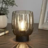 Olivia Battery Powered Table Lamp - Smoke 2 Olivia Battery Powered Table Lamp - Smoke -Luxe Light Shop 13764008 1094980120003009