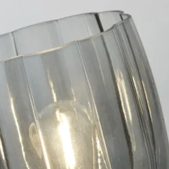 Olivia Battery Powered Table Lamp - Smoke -Luxe Light Shop 13764008 1604980120095703