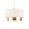 Amelie Two Tier Easy-Fit Light Shade - Champagne -Luxe Light Shop 13764010 1124984012359789
