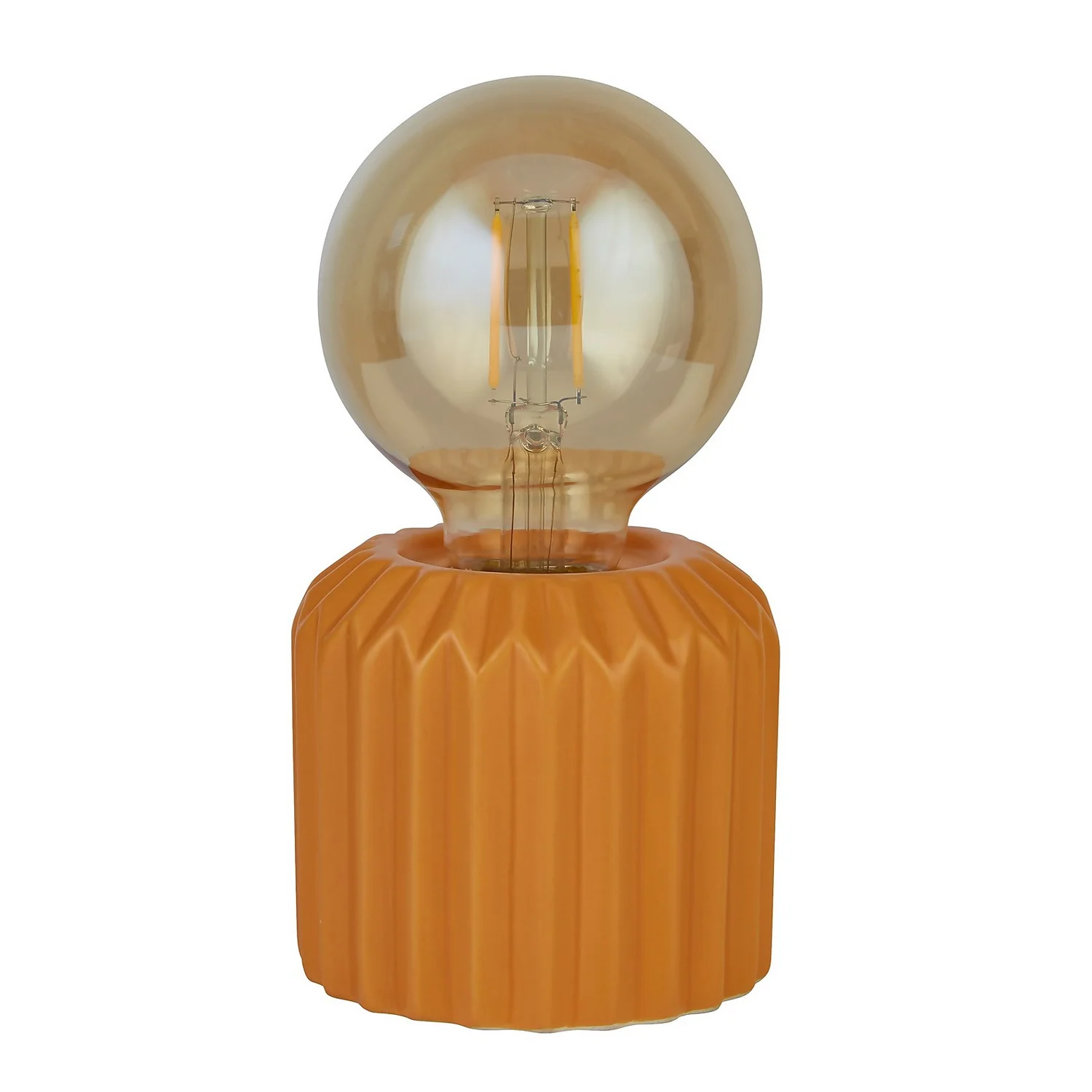 Elle Battery Powered Table Lamp - Orange 5 Elle Battery Powered Table Lamp - Orange - Image 3