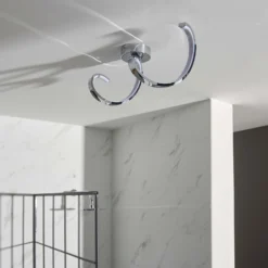 Astral Bathroom Semi Flush Light - Chrome -Luxe Light Shop 13794232 3634957104824745