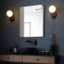 Hawkhill Bathroom Wall Light - Black -Luxe Light Shop 13794233 2074957104922236