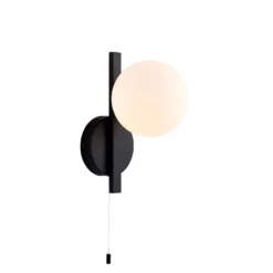 Hawkhill Bathroom Wall Light - Black -Luxe Light Shop 13794233 5294957104624279