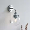 Cheswick Bathroom Wall Light - Chrome -Luxe Light Shop 13794235 6484957103860179