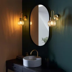 Setley Bathroom Wall Light - Brass -Luxe Light Shop 13794238 4554957104577806