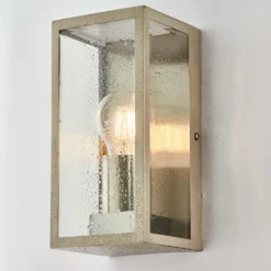 Oxford Outdoor Wall Light - Stainless Steel -Luxe Light Shop 13794240 4034957104741000