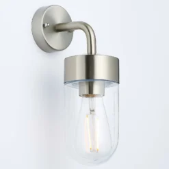 North Outdoor Wall Light - Stainless Steel -Luxe Light Shop 13794241 1554957104895311