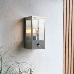 Oxford PIR Outdoor Wall Light - Stainless Steel -Luxe Light Shop 13794245 1064957105638885