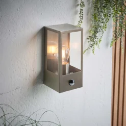 Oxford PIR Outdoor Wall Light - Stainless Steel -Luxe Light Shop 13794245 1244957105406601